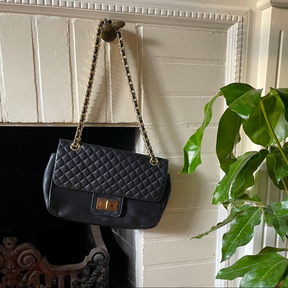 Black Karl Lagerfeld purse